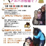 お正月イベントチラシ