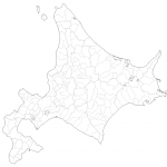 北海道白地図